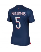 Paris Saint-Germain Marquinhos #5 Domácí Dres pro Dámské 2023-24 Krátký Rukáv